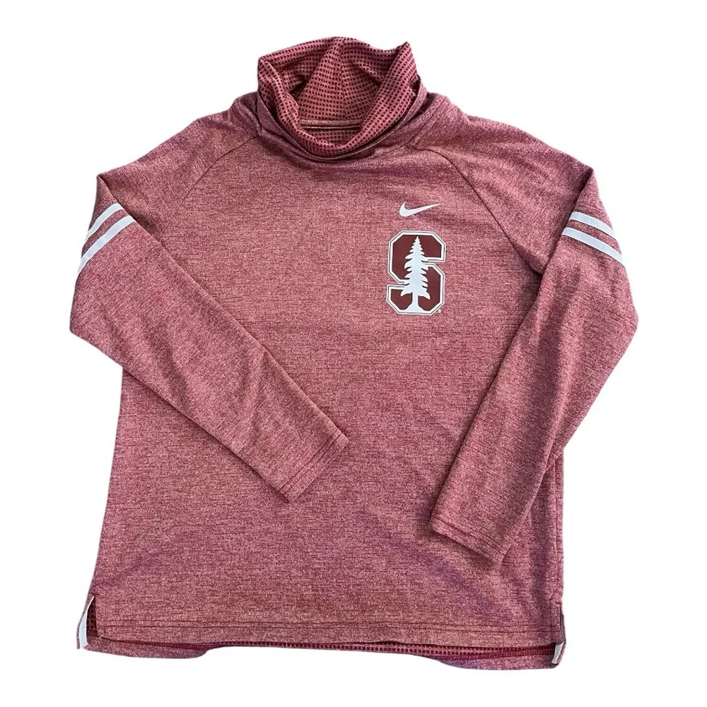 Stanford Unisex Nike‎ Burgundy Cowl Neck Pullover
